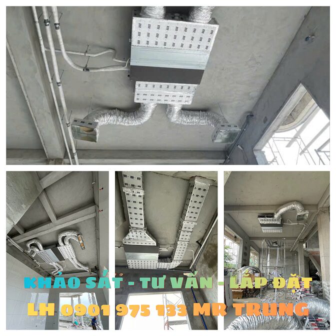 Lắp Đặt Máy Lạnh Giấu Trần Nối Ống Gió Tại HCM Uy Tín﻿