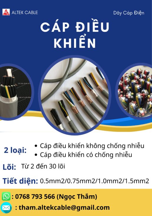 CẦN BÁN Cáp Điều Khiển ALTEK KABEL
