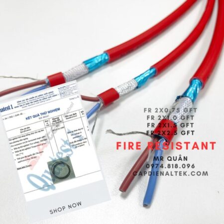 Altek Kabel: Cáp chống cháy, chống nhiễu 2 lõi