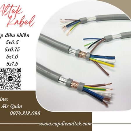 Cáp điều khiển Altek Kabel SH-500 5G1.5 – chống nhiễu