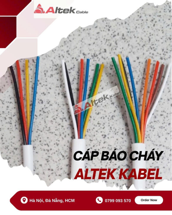 cáp tín hiệu báo cháy – 6 lõi Altek kabel – giá bao nhiêu