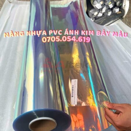 Màng nhựa pvc hologram đổi màu kỳ ảo, bền bỉ, chống nước