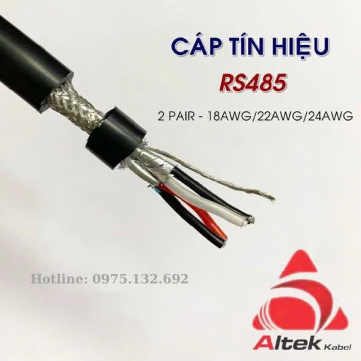 CÁP RS485 ALTEKKABEL – TRUYỀN DỮ LIỆU ỔN ĐỊNH, CHỐNG NHIỄU HIỆU QUẢ
