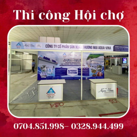 THI CÔNG GIAN HÀNG HỘI CHỢ TRỌN GÓI