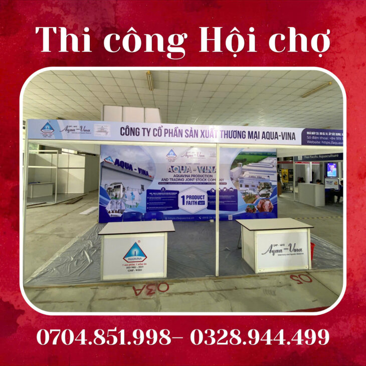 THI CÔNG GIAN HÀNG HỘI CHỢ TRỌN GÓI