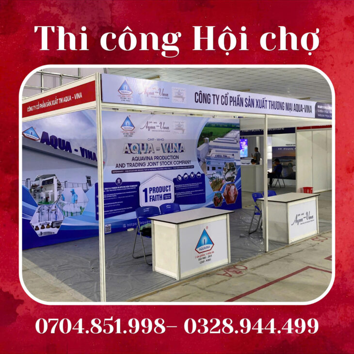 THI CÔNG GIAN HÀNG HỘI CHỢ TRỌN GÓI