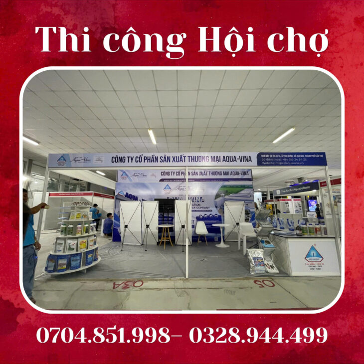 THI CÔNG GIAN HÀNG HỘI CHỢ TRỌN GÓI