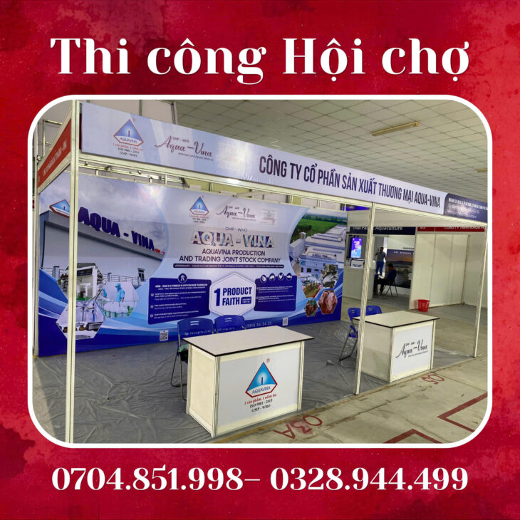 THI CÔNG GIAN HÀNG HỘI CHỢ TRỌN GÓI