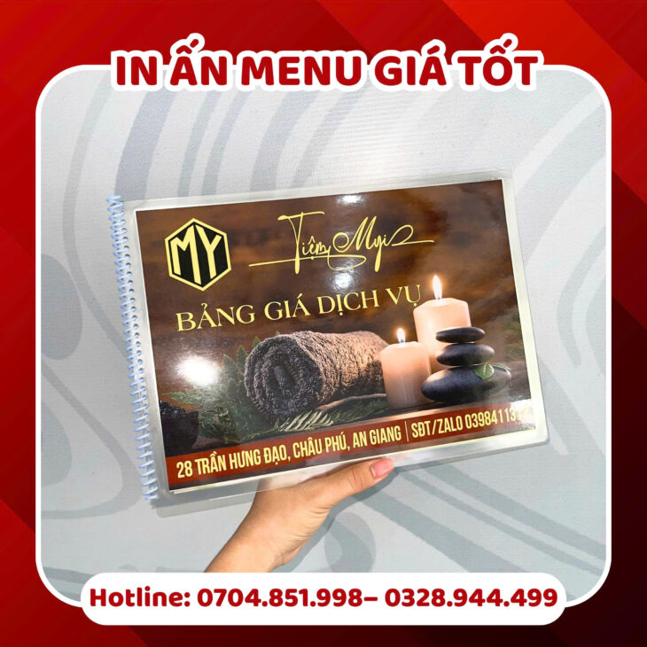in menu cần thơ lấy nhanh