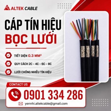 Báo Giá Cáp Điều Khiển 0.3mm² ALTEK KABEL