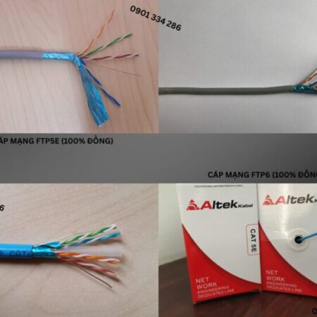 Cáp Mạng FTP Cat5e & Cat6 100% Đồng ALTEK KABEL