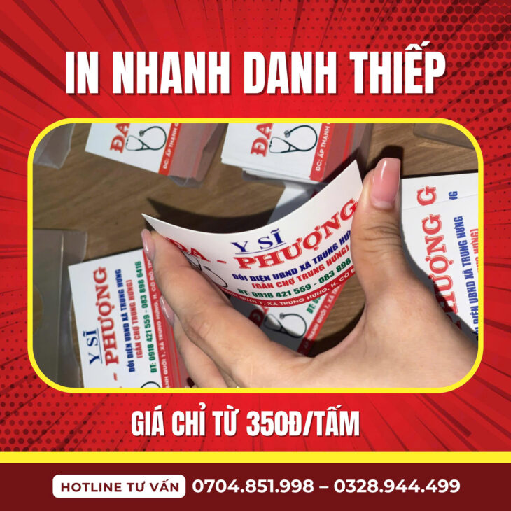 in danh thiếp tại cần thơ