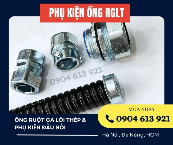 Phân phối ống ruột gà lõi thép và pg sắt – đầu bịt ống tại Đà Nẵng, Huế, Quảng Trị