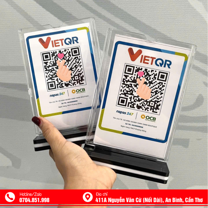 IN BẢNG QR TẠI CẦN THƠ