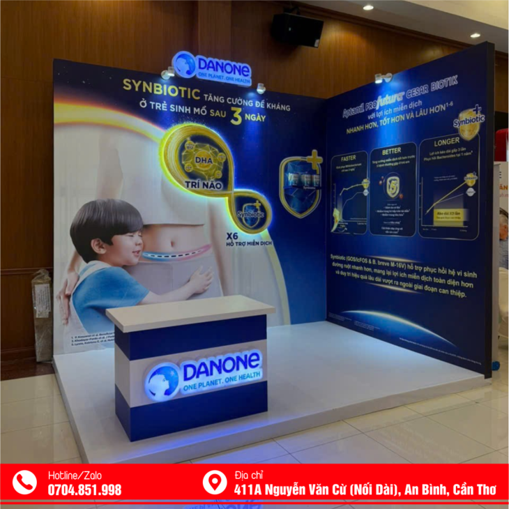 thi công booth tại cần thơ