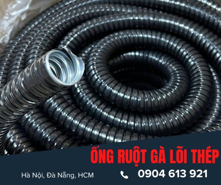 Phân phối ống ruột gà lõi thép và pg sắt – đầu bịt ống tại Đà Nẵng, Huế, Quảng Trị