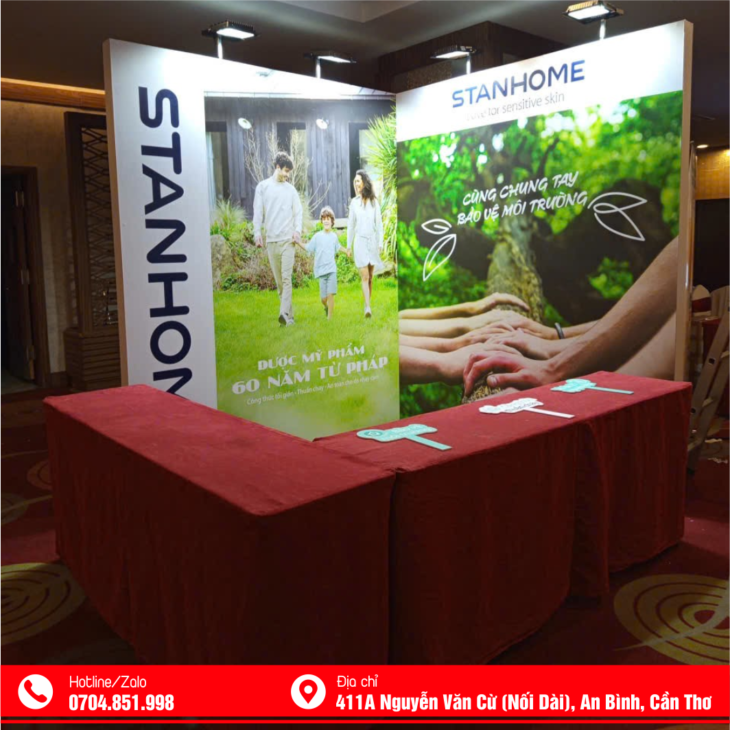 thi công booth tại cần thơ