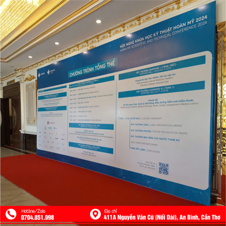 thi công backdrop tại cần thơ giá tốt