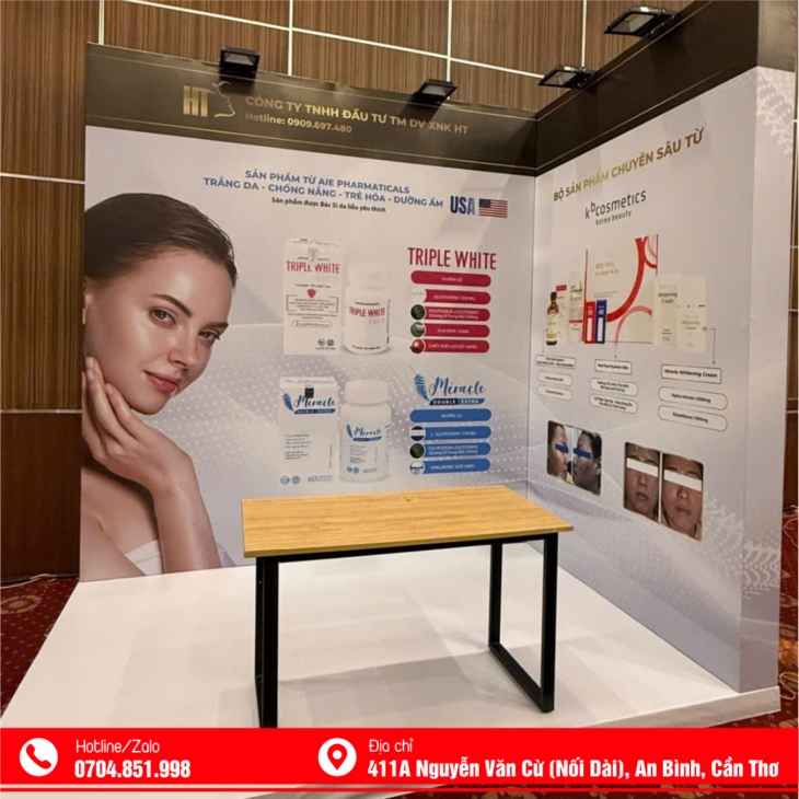 thi công booth tại cần thơ