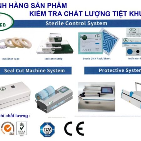 Cung cấp các loại túi ép tiệt trùng kiểm soát nhiễm khuẩn