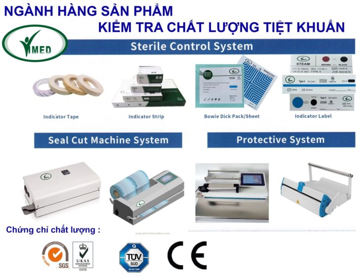 Cung cấp các loại túi ép tiệt trùng kiểm soát nhiễm khuẩn