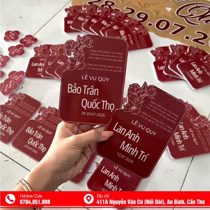 IN ẤN MICA, ALU, FOMEX