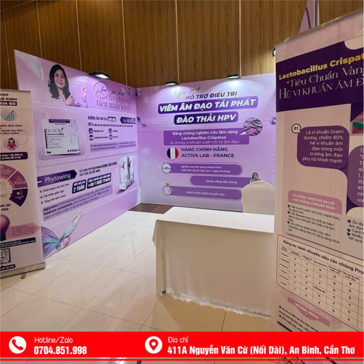 thi công booth tại cần thơ