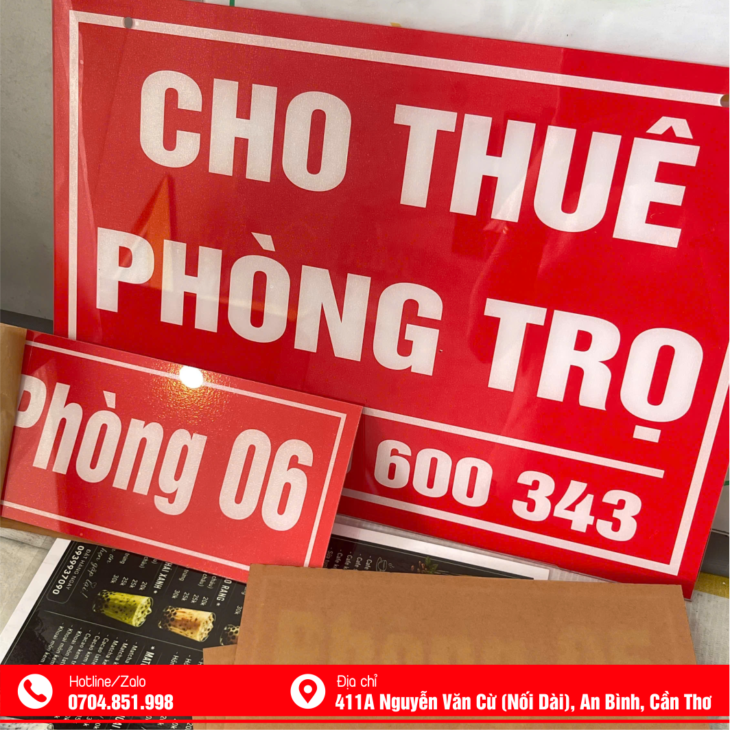 DECAL MENU FOMEX CÁN ĐẸP GIÁ TỐT