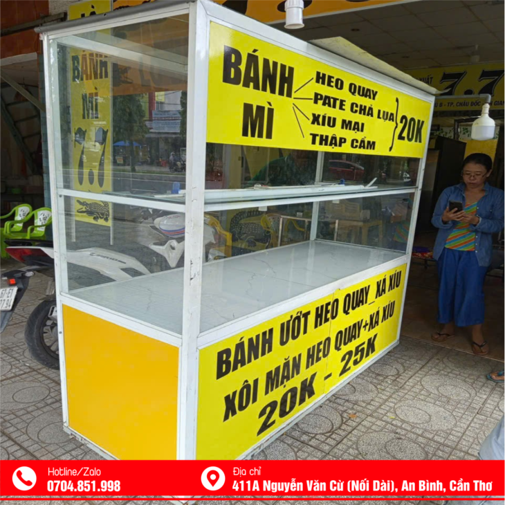 thiết kế in ấn thi công dán decal trang trí xe bán mang đi
