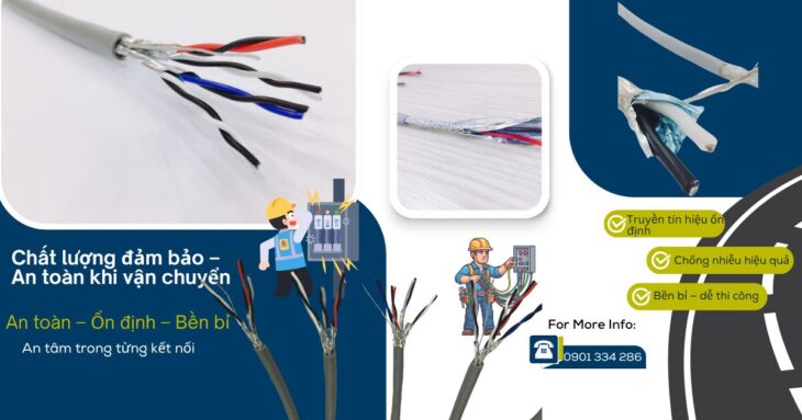 Cáp Tín Hiệu Vặn Xoắn 2 Lớp Chống Nhiễu AL Shield ALTEK KABEL | Lựa Chọn Hàng Đầu Cho PLC & RS485
