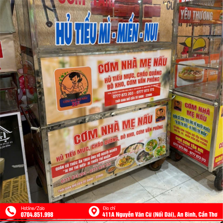 thiết kế in ấn thi công dán decal trang trí xe bán mang đi