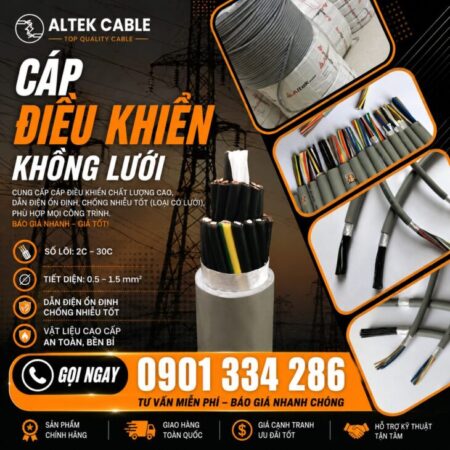Cáp Điều Khiển Không Lưới ALTEK KABEL