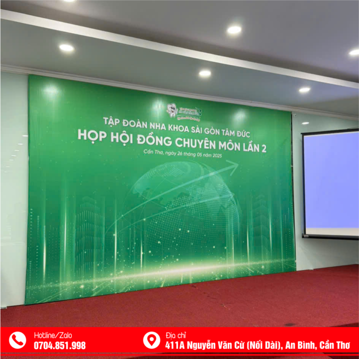 thi công backdrop tại cần thơ giá tốt