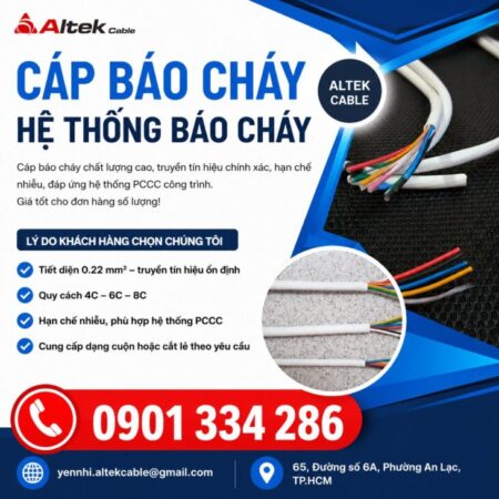 Báo Giá Cáp Báo Cháy ALTEK KABEL