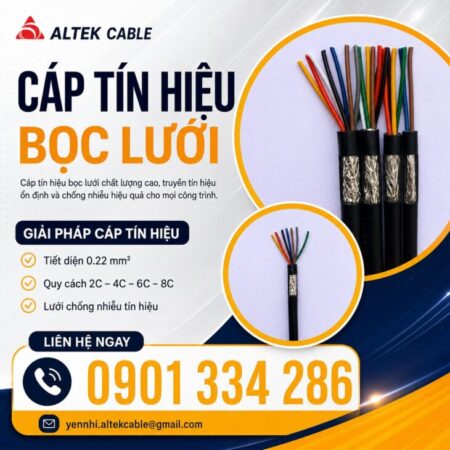 Cáp Tín Hiệu Chống Nhiễu 0.22 mm² ALTEK KABEL Cáp Tín Hiệu Chống Nhiễu 0.22 mm² ALTEK KABEL