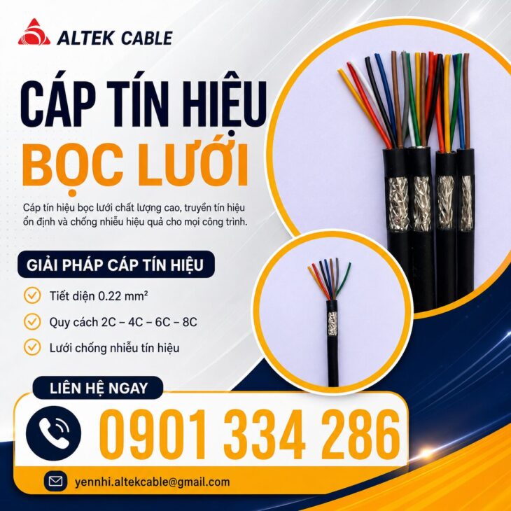 Cáp Tín Hiệu Chống Nhiễu 0.22 mm² ALTEK KABEL