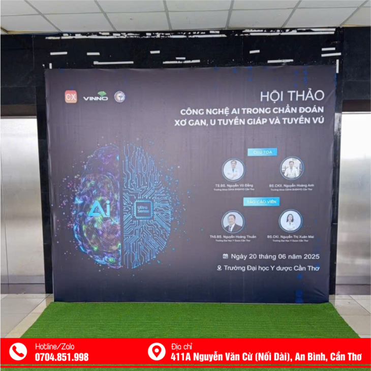 thi công backdrop tại cần thơ giá tốt