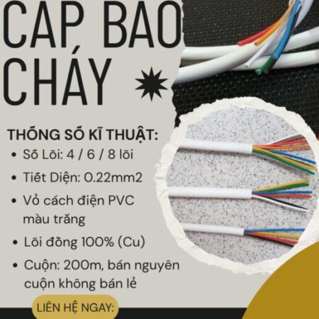 CẦN BÁN Cáp Báo Cháy ALTEK KABEL 0.22mm2 4/6/8 lõi