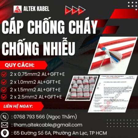 CẦN BÁN Cáp Chống Cháy Chống Nhiễu Altek Kabel – Cáp PCCC Cho Công Trình Hiện Đại CẦN BÁN Cáp Chống Cháy Chống Nhiễu Altek Kabel – Cáp PCCC Cho Công Trình Hiện Đại