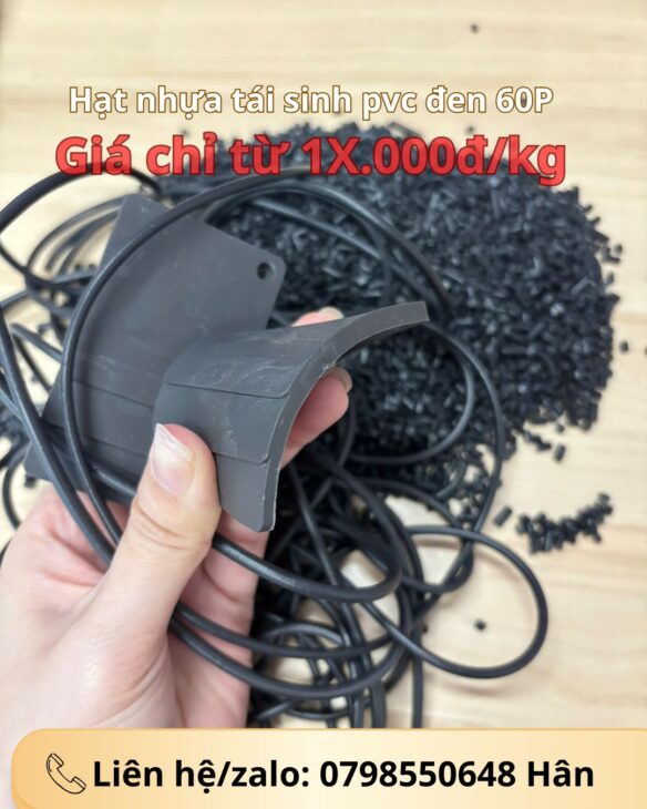 Hạt nhựa Pvc tái sinh dẻo- chất lượng nhật bản, giá sỉ tận gốc