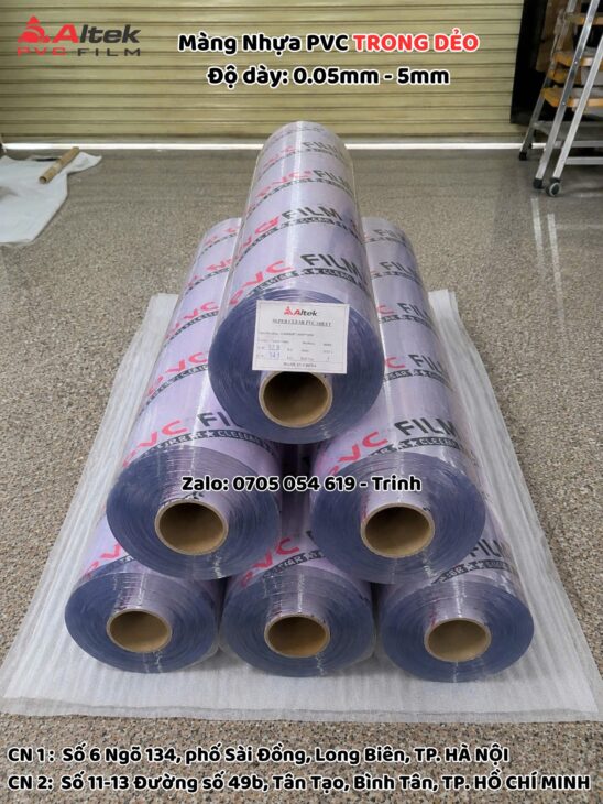 Tổng kho nhựa pvc – lưới – trong suốt – rèm sẵn hàng số lượng lớn