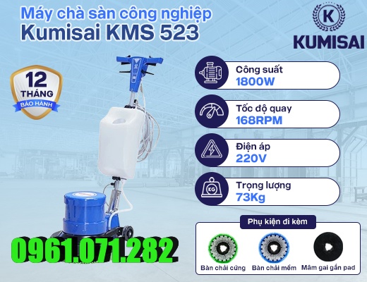 Máy chà sàn công nghiệp Kumisai KMS 523