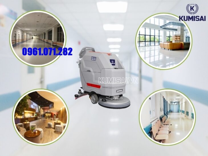 Máy chà sàn công nghiệp liên hợp Kumisai KMS 68B