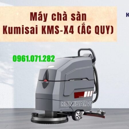 Máy chà sàn Kumisai KMS-X4 chạy ắc quy