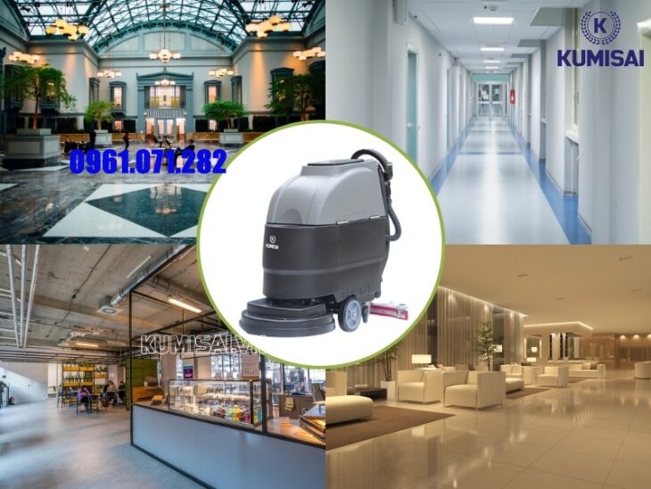 Máy chà sàn liên hợp Kumisai KMS 58E
