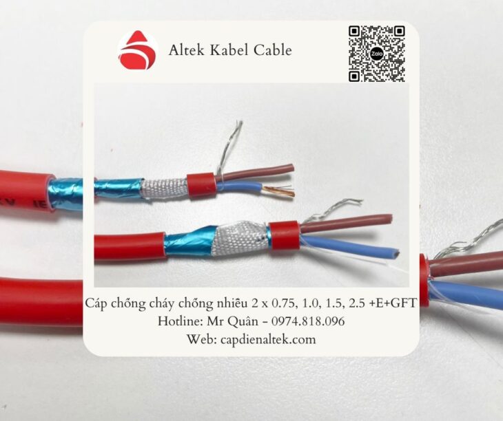 Tổng Kho Altek Kabel: Cáp chống cháy chống nhiễu
