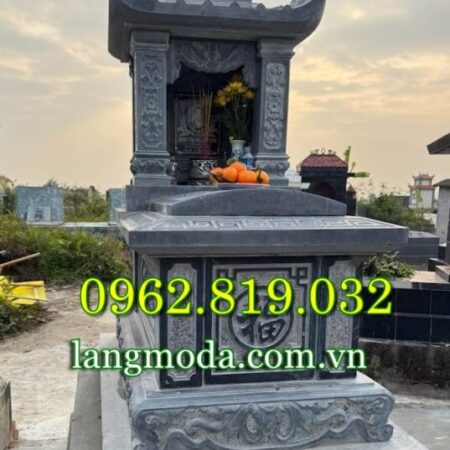 Tham khảo các mẫu mộ đá có mái che phổ biến hiện nay
