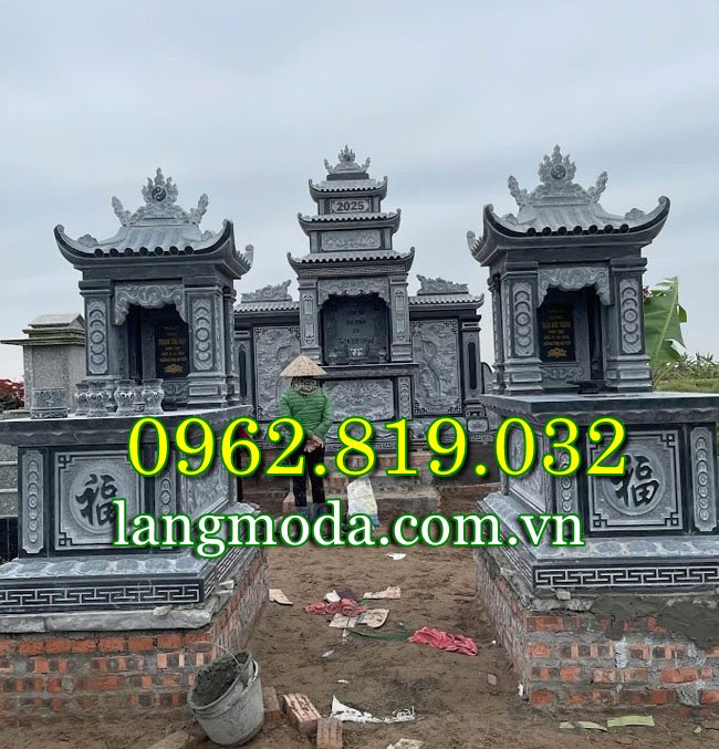 Tham khảo các mẫu mộ đá có mái che phổ biến hiện nay