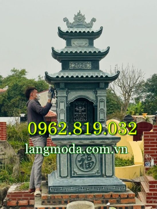 Tham khảo các mẫu mộ đá có mái che phổ biến hiện nay