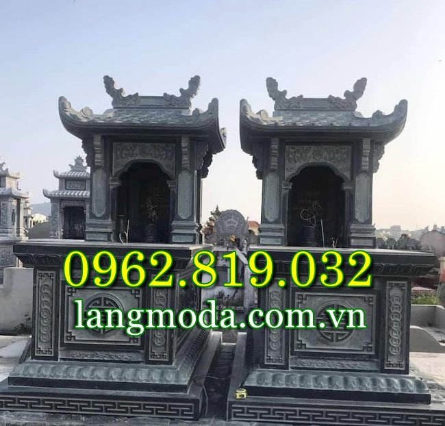 Tham khảo các mẫu mộ đá có mái che phổ biến hiện nay